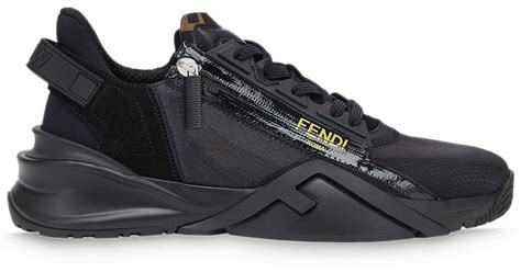 fendi black flow sneakers|Fendi flow sneakers men's.